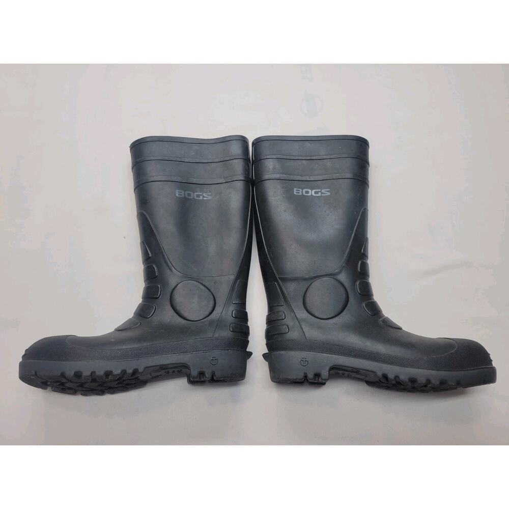 BOGS Men’s Classic Mid Waterproof Boots Black, Size 7